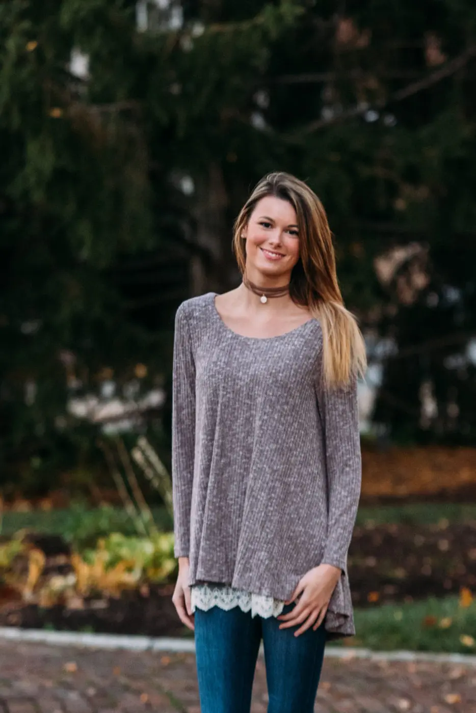 Effortless Bombshell Mauve Tunic