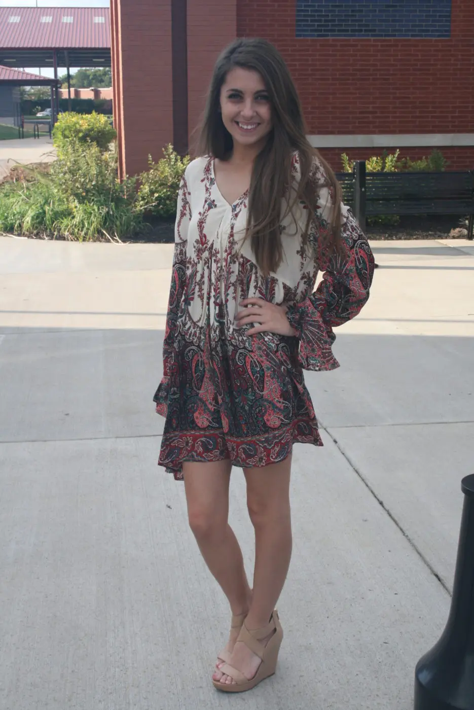 Paisley Soiree Dress