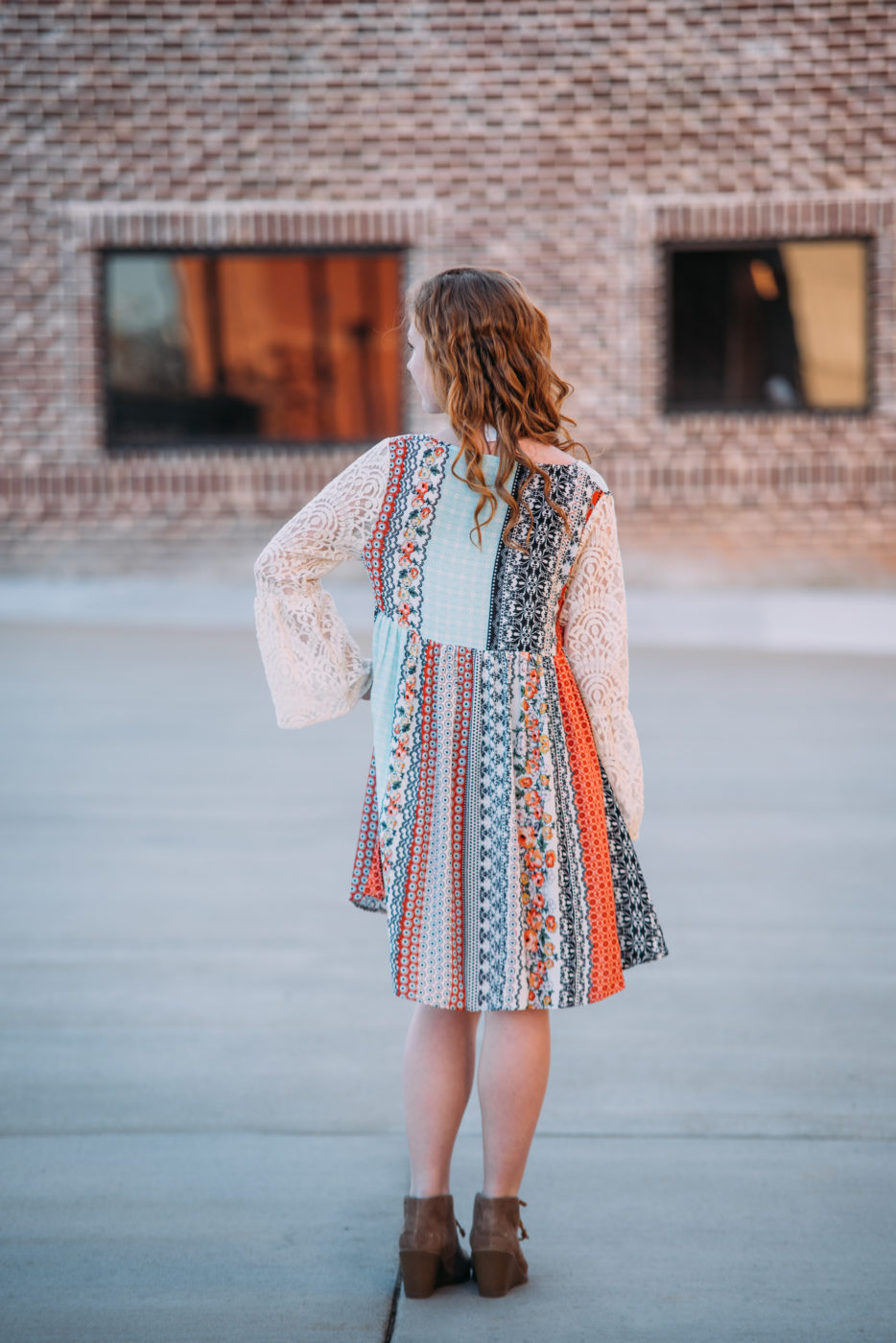 Quirky Charm Patterned Dress