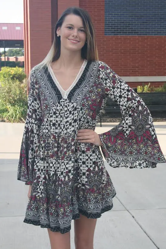 Vibrant Charm Dress