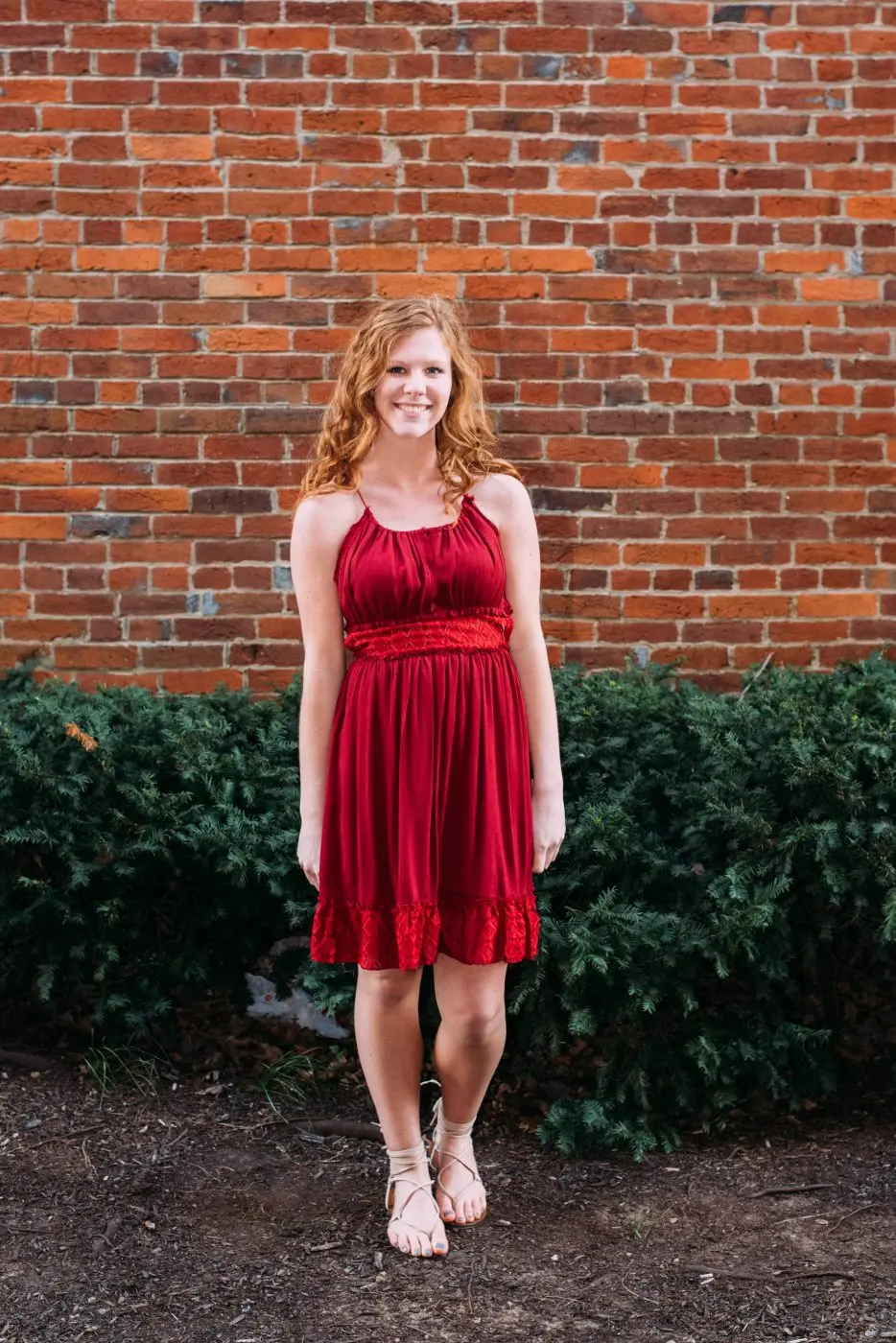 Red radiance Dress
