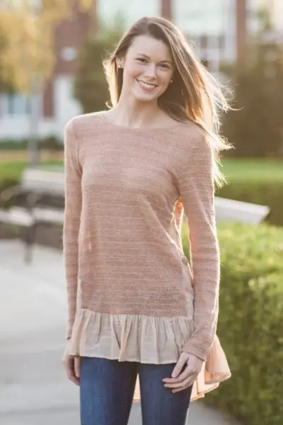 Blushing Beauty sweater