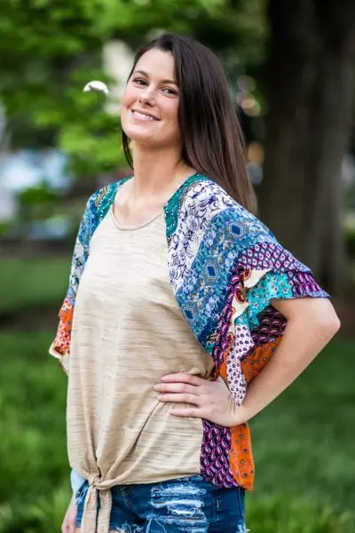 Patchwork party top