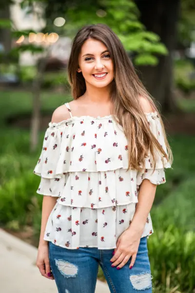 Southern Rose layered top