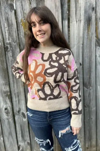 Harvest Daisy Sweater